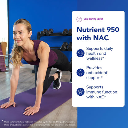 Pure Encapsulations Nutrient 950 with NAC | Immune Support & Daily Wellness | 240 Capsules