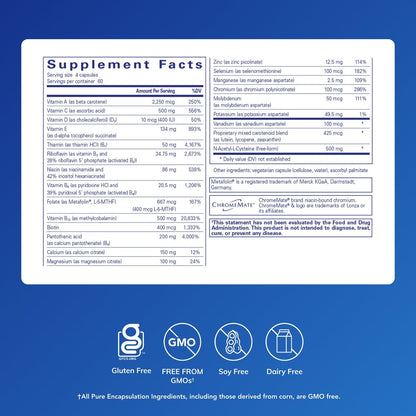 Pure Encapsulations Nutrient 950 with NAC | Immune Support & Daily Wellness | 240 Capsules
