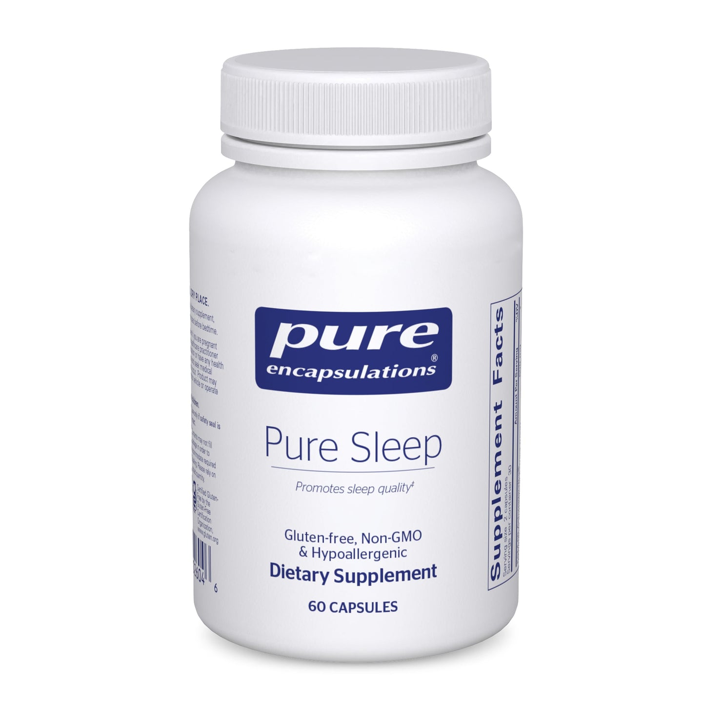 Pure Encapsulations Pure Sleep – Melatonin-Free Calming Sleep Support with Ashwagandha, Saffron & Valerian