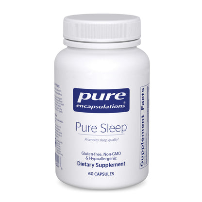 Pure Encapsulations Pure Sleep – Melatonin-Free Calming Sleep Support with Ashwagandha, Saffron & Valerian