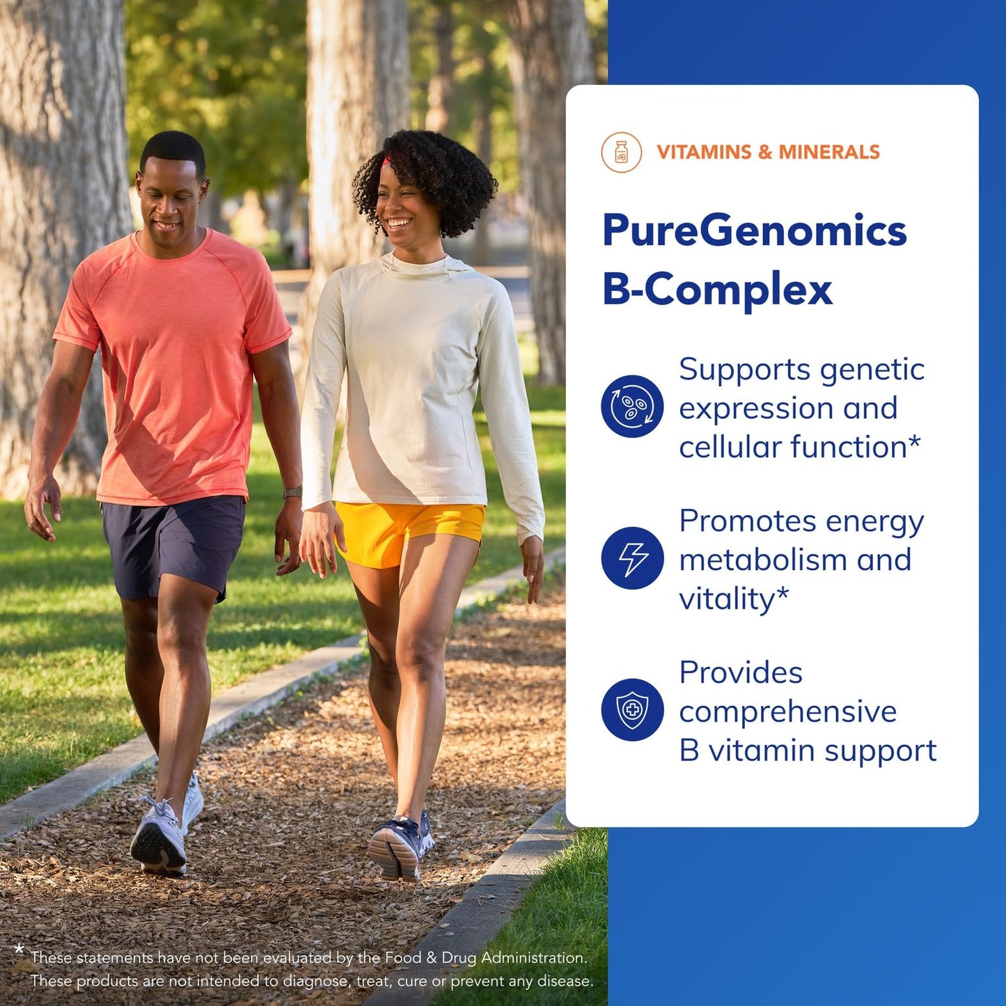 Pure Encapsulations PureGenomics B-Complex – Broad Spectrum B Vitamins for Genetic Expression, Cellular Function & Energy Metabolism, with B12 & B6 – 120 Capsules