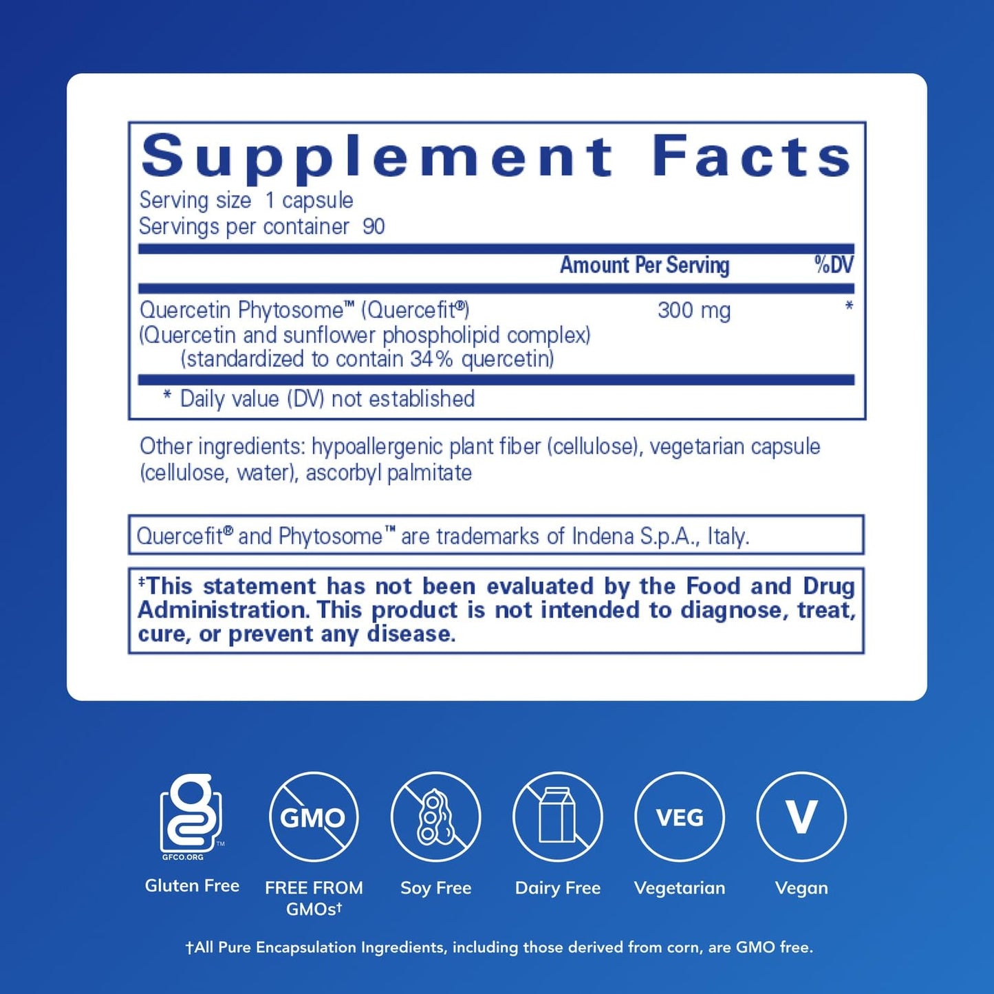 Pure Encapsulations Quercetin UltraSorb | Enhanced-Absorption Quercetin for Cellular, Immune, and Cardiovascular Support | 90 Capsules