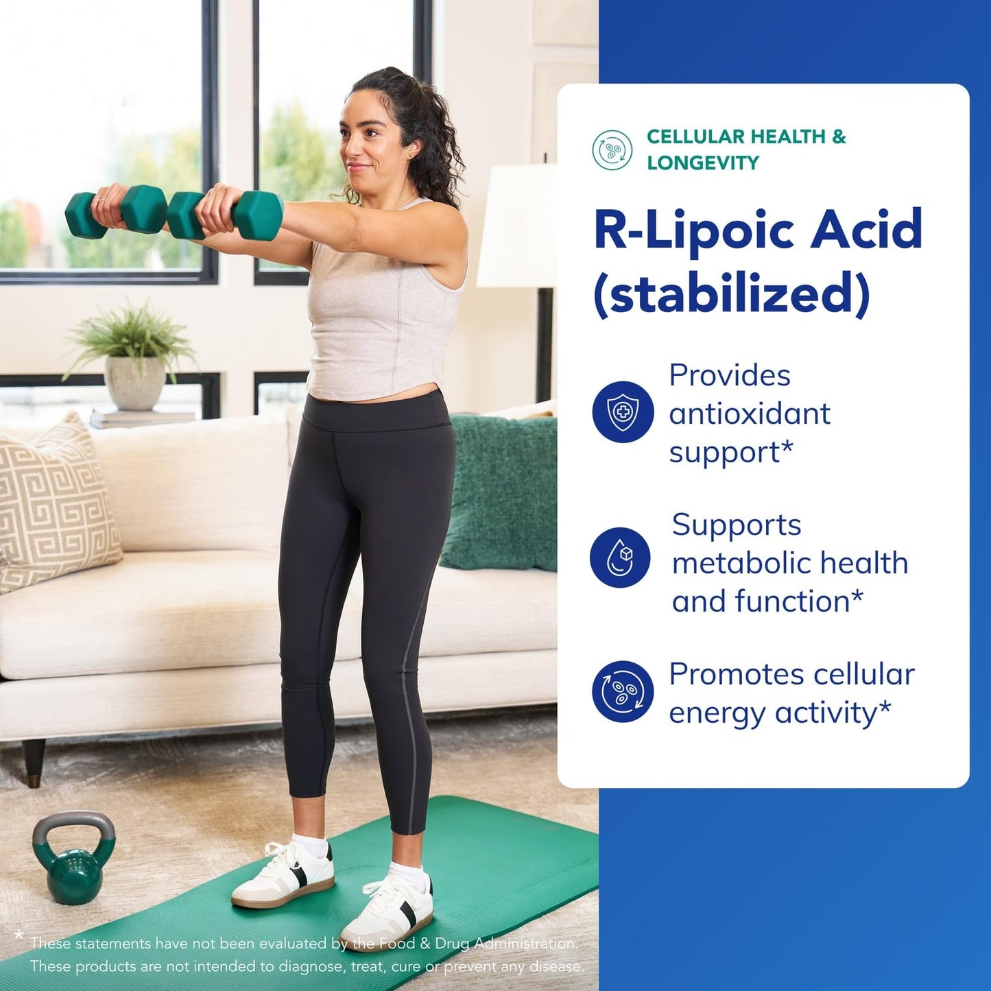 Pure Encapsulations R-Lipoic Acid (Stabilized) – Hypoallergenic Antioxidant & Metabolic Support | 120 Capsules
