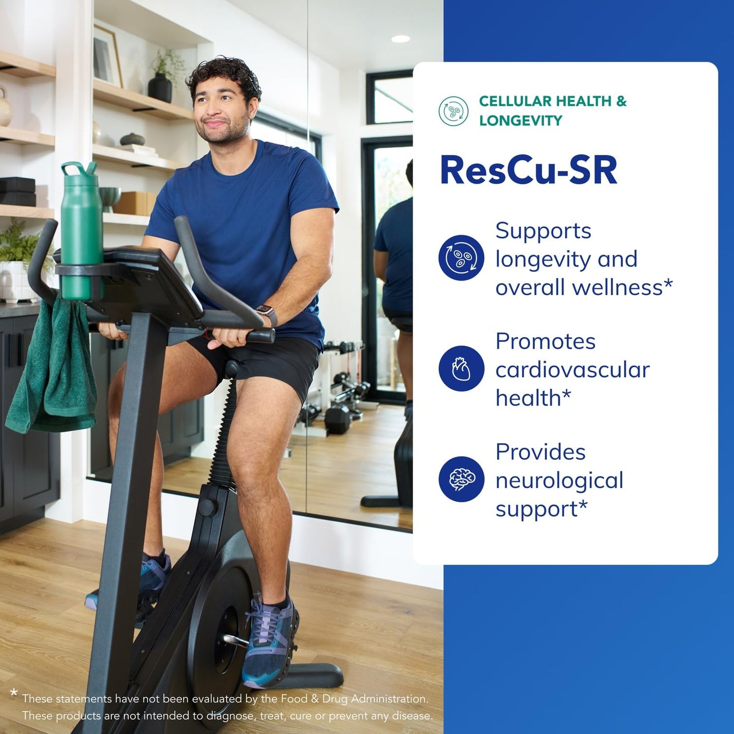 ResCu-SR by Pure Encapsulations – Hypoallergenic Longevity, Cardio & Neurological Support | 60 Capsules