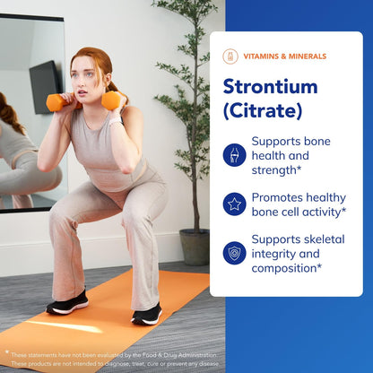 Pure Encapsulations Strontium (Citrate) | Hypoallergenic Dietary Supplement to Support Healthy Bones* | 90 Capsules