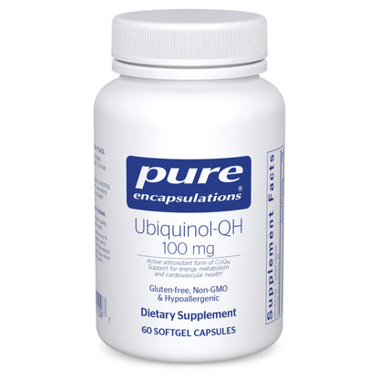 Pure Encapsulations Ubiquinol-QH 100 mg CoQ10 — Energy Metabolism & Heart Health