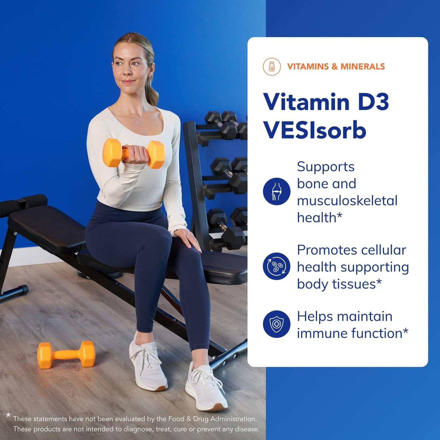 Vitamin D3 VESIsorb by Pure Encapsulations | Supports Bones, Heart, Colon, Breast Health | 60 Caplique Capsules