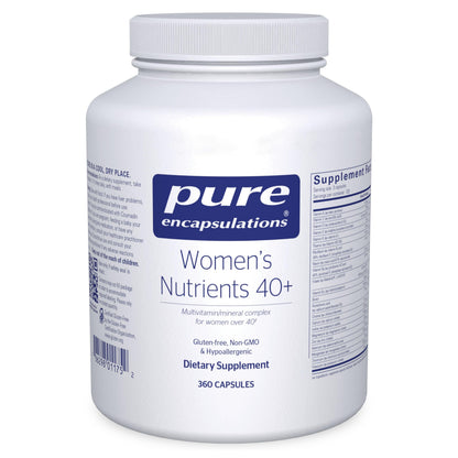 Pure Encapsulations Women's Nutrients 40+ – Multivitamin for Women Over 40 (360 Capsules) | Urinary Tract Health, Eye Integrity & Breast Cell Health