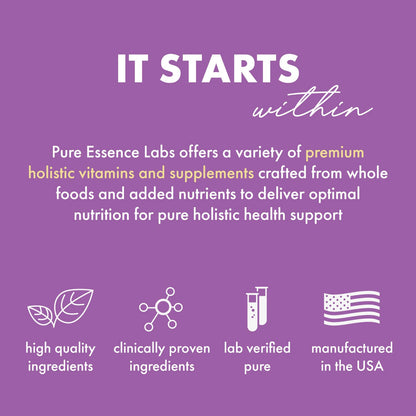 Pure Essence Labs Transitions: Natural Menopause Relief for Hormone Balance | 120 Capsules