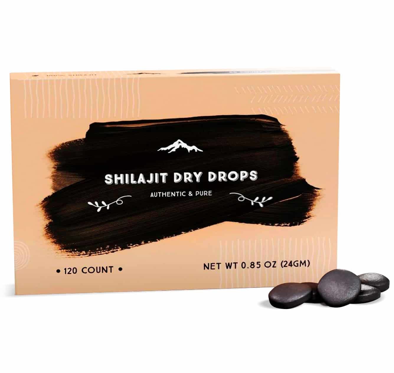 Pure Himalayan Shilajit Dry Drops – 100% Pure Natural Shilajit, Grade A, 85+ Minerals & Fulvic Acid for Energy, Metabolism & Immune Support (120 Drops)