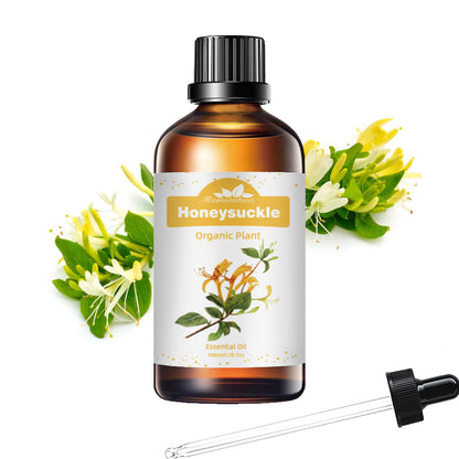 Pure Honeysuckle Essential Oil for Bedtime Serenity – Relaxation, Pillow Mist & Diffuser | Mumianhua 3.38 fl oz