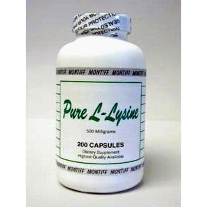 Pure L Lysine 500 mg - 200 Caps | L-Lysine Supplement