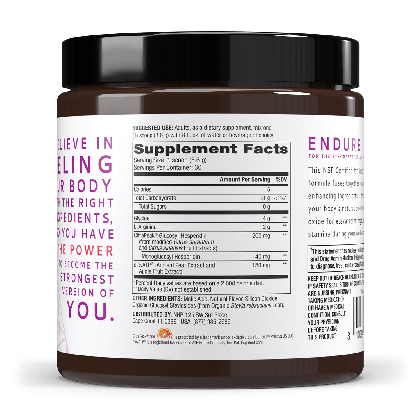 Pure Power Endurance Powder – Berry Blast | 9.1 oz / 258 g | 30 Servings | NSF Certified for Sport | Dr. Mercola