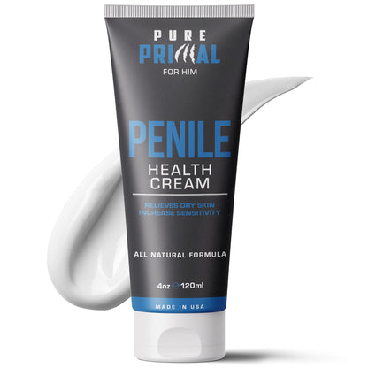 Pure Primal Soothing Skin Cream for Men | Fast-Absorbing Daily Moisturizer for Delicate Areas