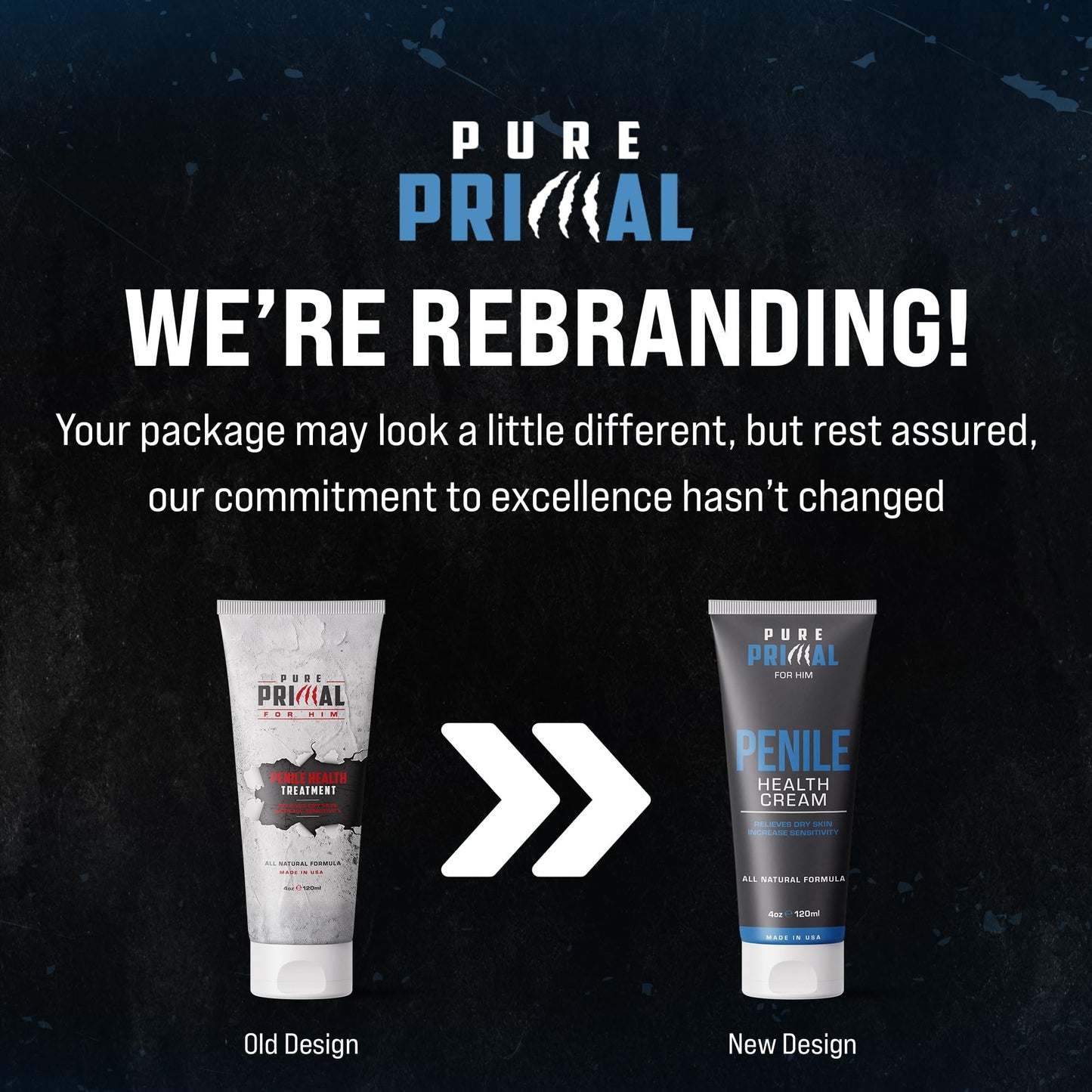 Pure Primal Soothing Skin Cream for Men | Fast-Absorbing Daily Moisturizer for Delicate Areas