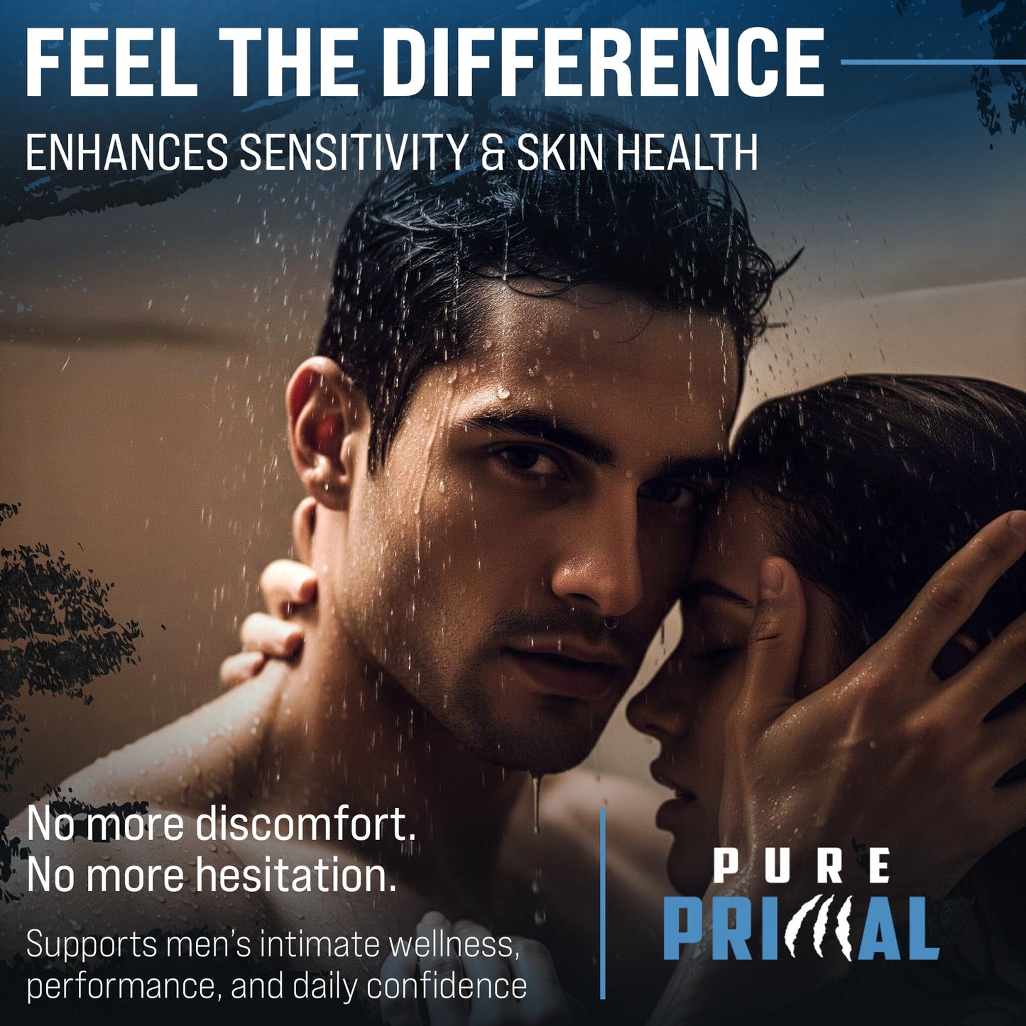 Pure Primal Soothing Skin Cream for Men | Fast-Absorbing Daily Moisturizer for Delicate Areas