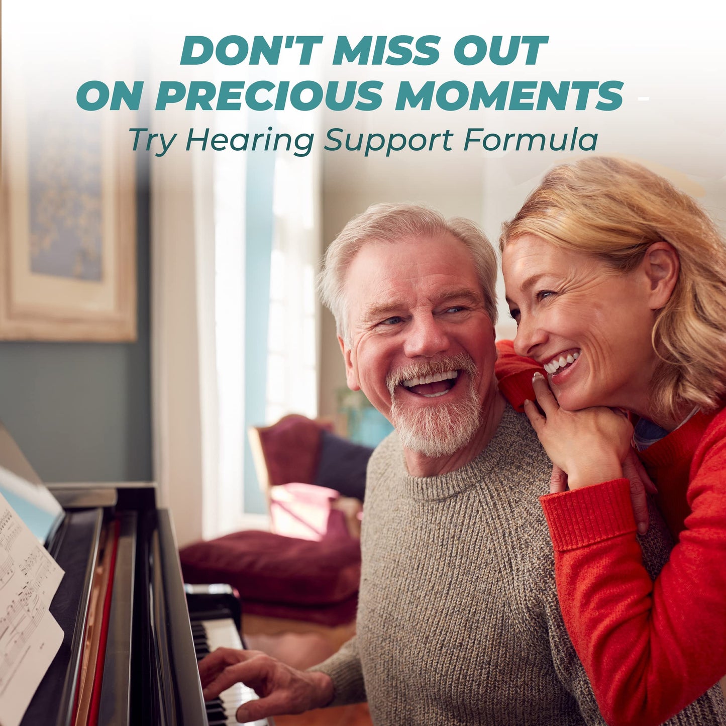 PUREHEALTH RESEARCH Hearing Support Formula – Natural Tinnitus Relief with Flavonoids & Vitamins