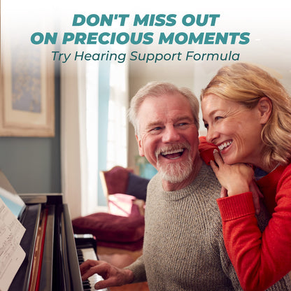 PUREHEALTH RESEARCH Hearing Support Formula – Natural Tinnitus Relief with Flavonoids & Vitamins