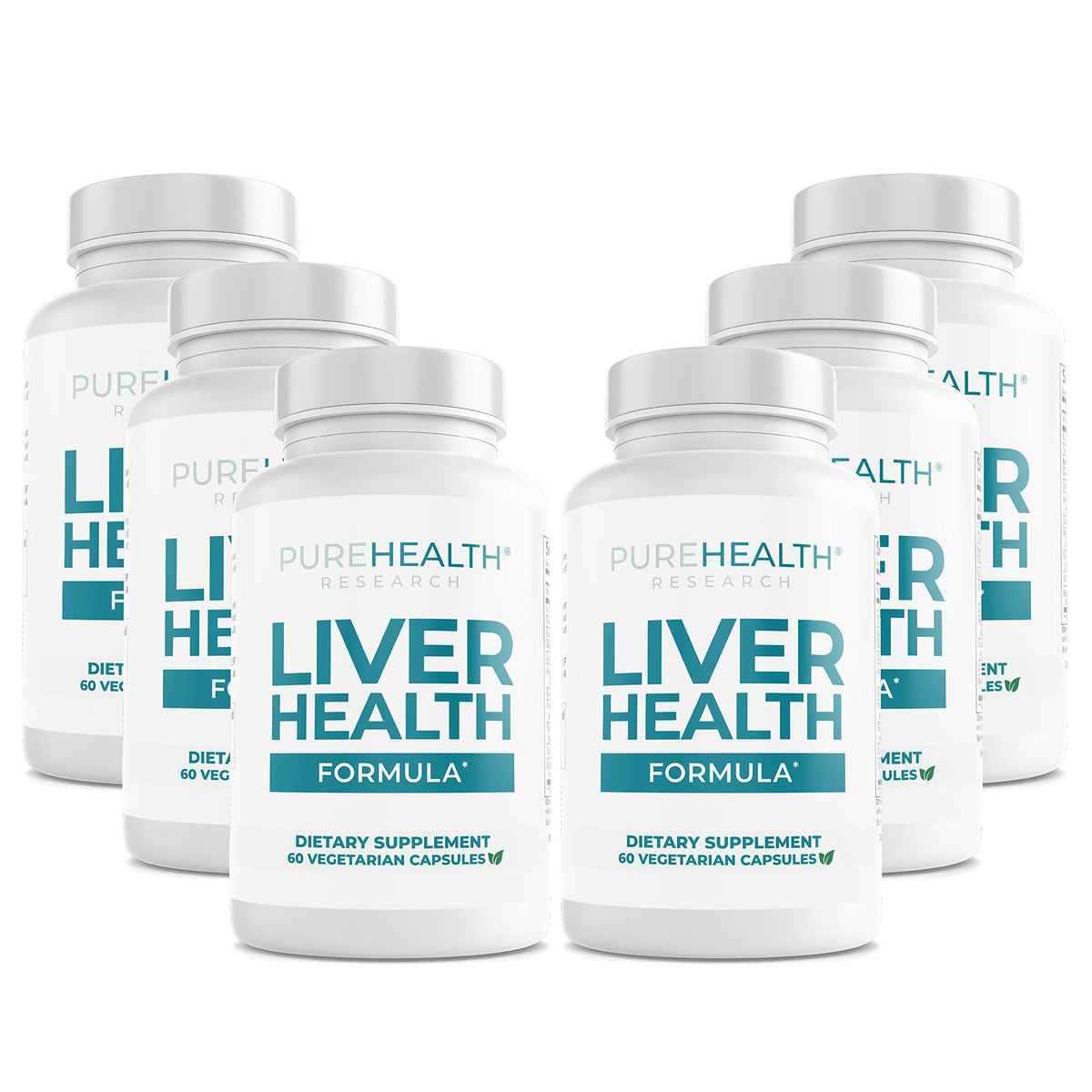 PureHealth Research Liver Health Detox & Cleanse Supplement – Artichoke, Milk Thistle & Dandelion | 360 Capsules