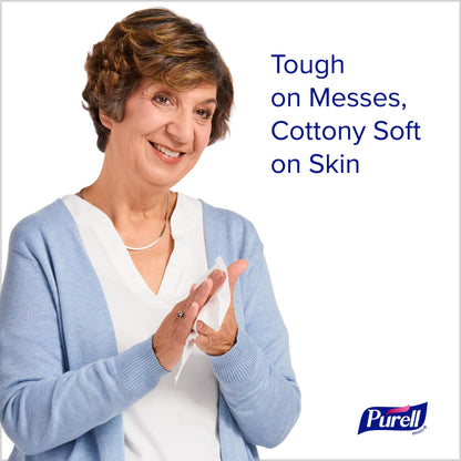 PURELL Cottony Soft Hand Sanitizing Wipes – 1000 Individually Wrapped, Bulk Shipper (9026-1M)