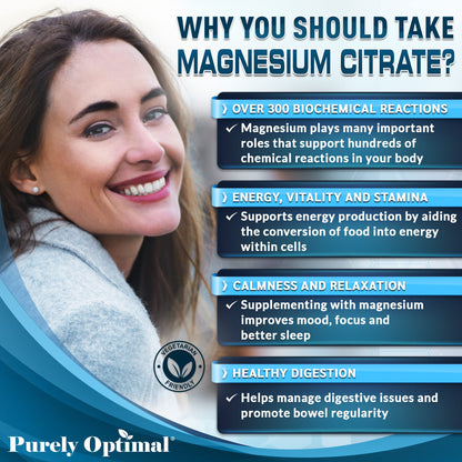 Magnesium Citrate Gummies – Cherry (90 Gummies) | Sleep, Calm & Digestive Support | Gluten-Free & Vegan