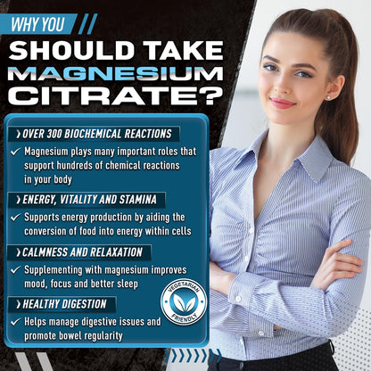 Magnesium Citrate Gummies – Cherry (90 Gummies) | Sleep, Calm & Digestive Support | Gluten-Free & Vegan