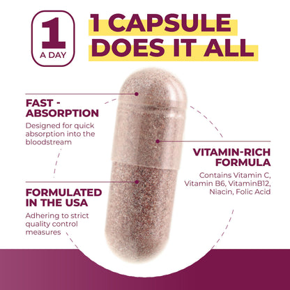PurePremium Beet Root Capsules 700mg – Blood Pressure Support | Non-GMO | 90ct