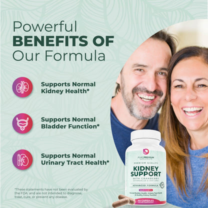 PurePremium Kidney Support – Cranberry & Astragalus (21-in-1)