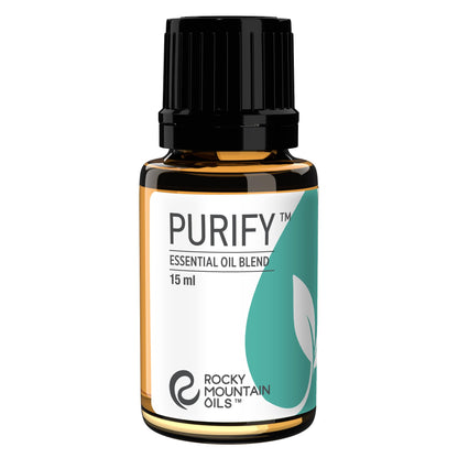 Rocky Mountain Oils Purify Essential Oil Blend 15ml - Organic Diffuser Oil (Frankincense & Sage)