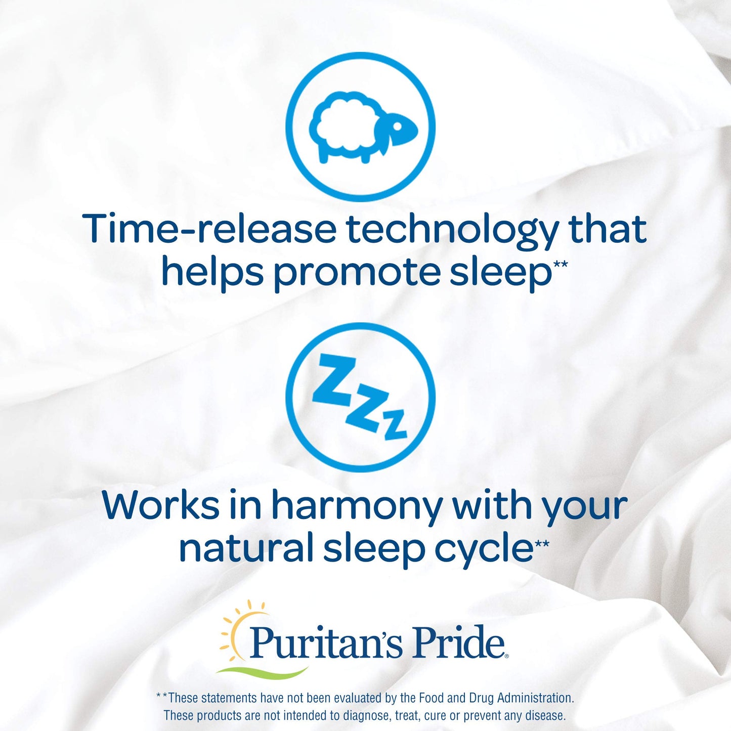 Puritan's Pride Tri-Layered Sleep Tablets, 30 Count