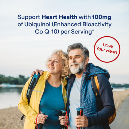 Puritan's Pride Ubiquinol CoQ10 100 mg – 120 Softgels for Heart Health & Energy