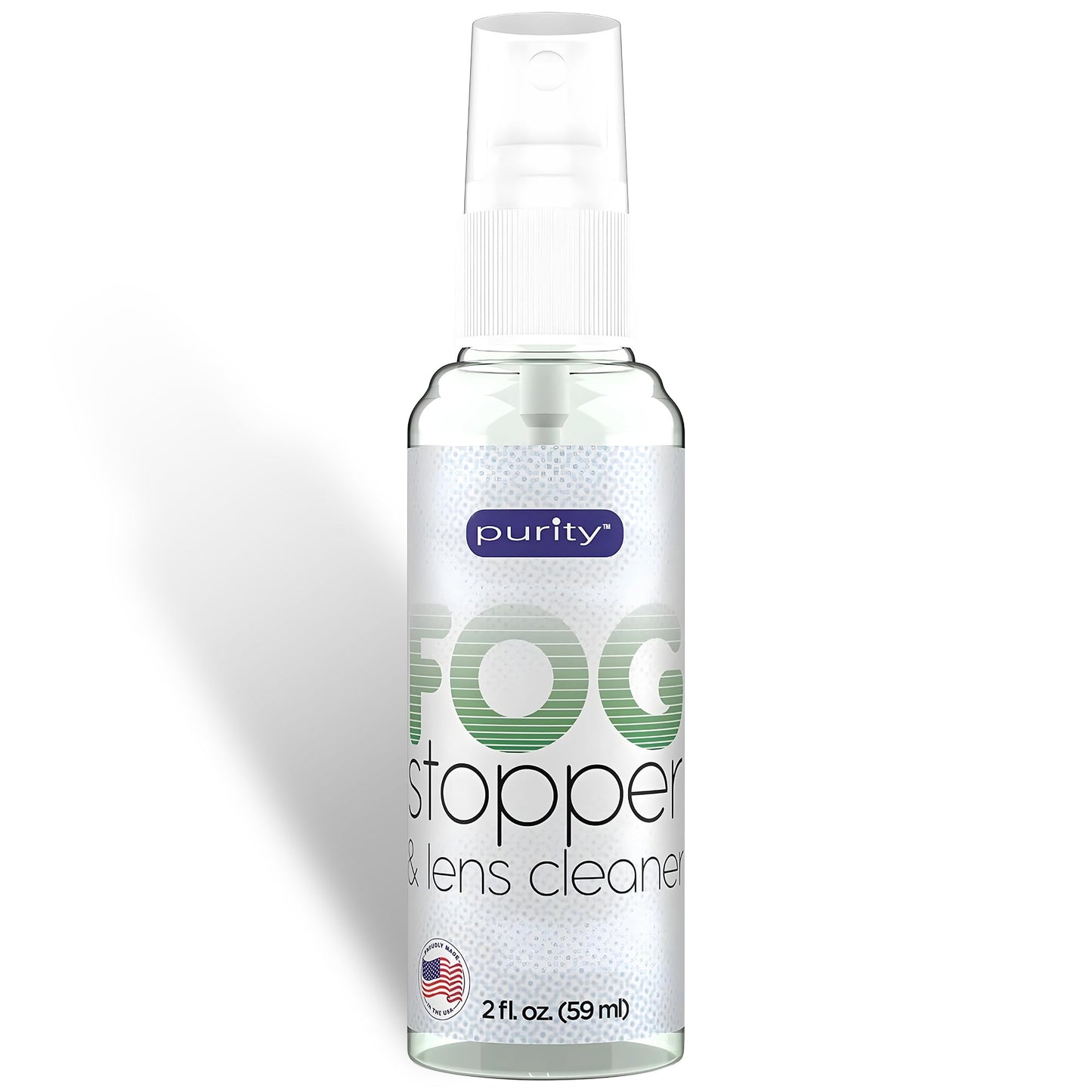Purity Fog Stopper & Lens Cleaner Spray - Anti Fog for Glasses (2oz)