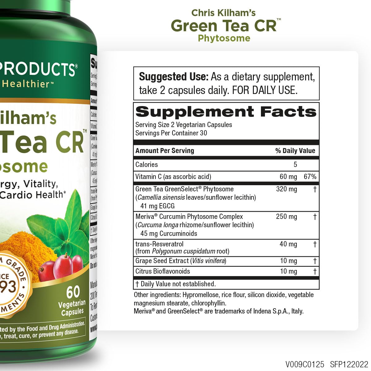 Purity Products Green Tea CR with Phytosome Tech – Chris Kilham, 60 Caps