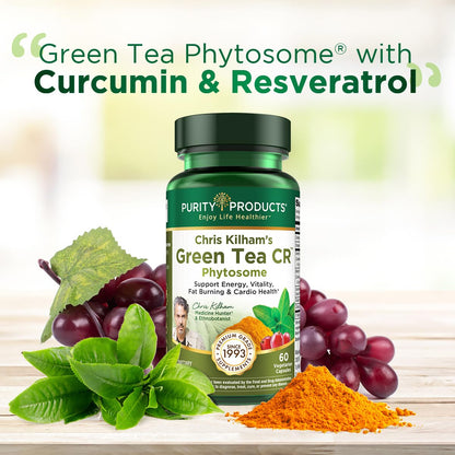 Purity Products Green Tea CR with Phytosome Tech – Chris Kilham, 60 Caps