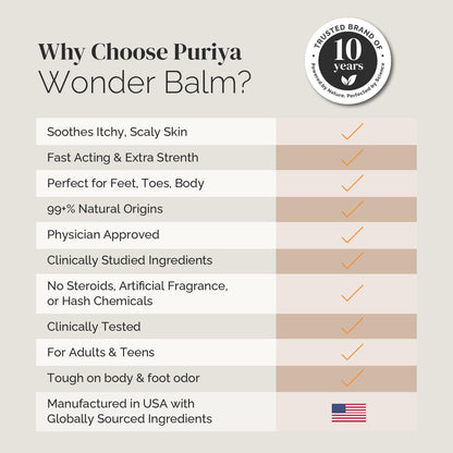 Puriya Tea Tree Oil Balm Extra Strength – Fast-Acting Plant-Powered Skin Relief