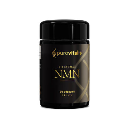 PUROVITALIS Liposomal NMN 250mg – Longevir NMN Supplement for NAD+ Boost, Cellular Health & Healthy Aging | 60 Vegan Capsules