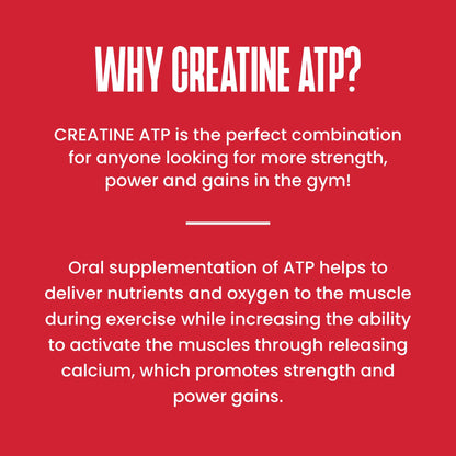 Purus Labs Creatine ATP, Peak ATP + Creatine Monohydrate, Unflavored - 30 Servings - Muscle Activation & Cellular Energy