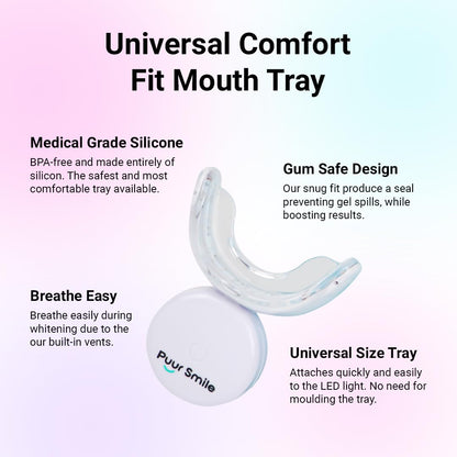 Puur Smile Teeth Whitening Kit with LED Light for Sensitive Teeth