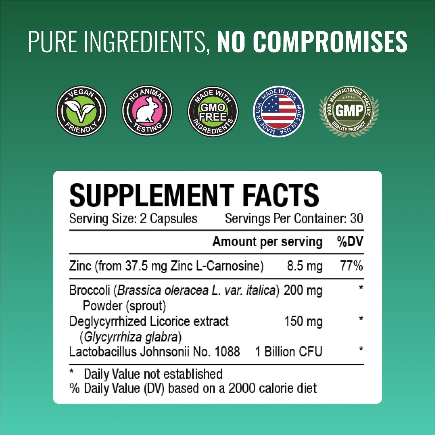 Approved Science Pyloriprin - Advanced Digestive Support for a Healthy Stomach (180 Vegan Capsules)