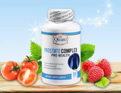Qivaro Prostate Complex for Men – Prostate Health Supplement (90 Capsules) – Non-GMO, Gluten Free