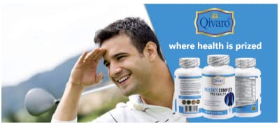 Qivaro Prostate Complex for Men – Prostate Health Supplement (90 Capsules) – Non-GMO, Gluten Free