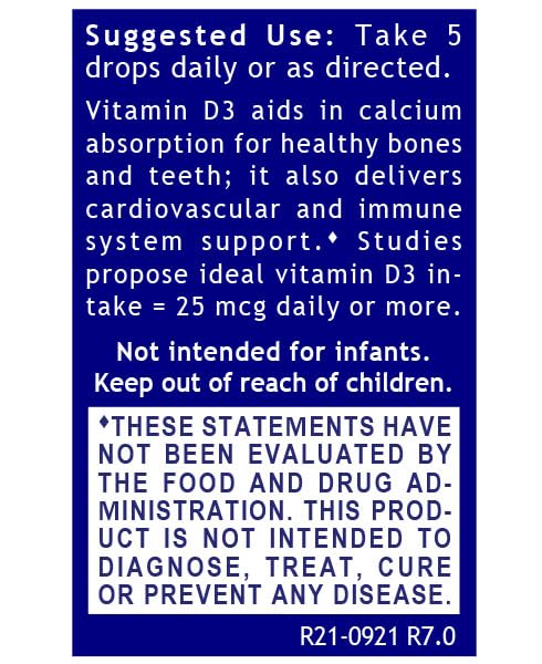 QNL D3 Gold Vitamin D Liquid Drops – Bone Strength, Immune & Cardiovascular Support | 0.43 fl oz (Pack of 2)