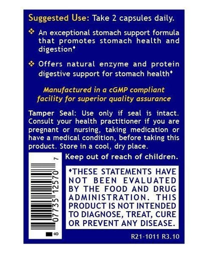 QNL Quantum Stomach Support – Digestive Enzymes (Vegan, Organic, 60 Caps)