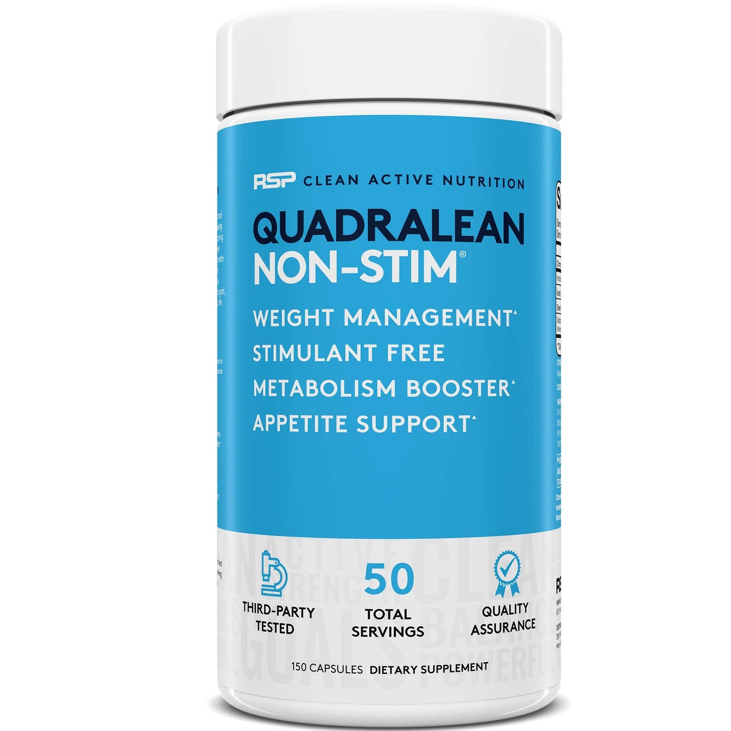 RSP Nutrition QuadraLean - Stimulant Free Weight Management & Metabolism Booster