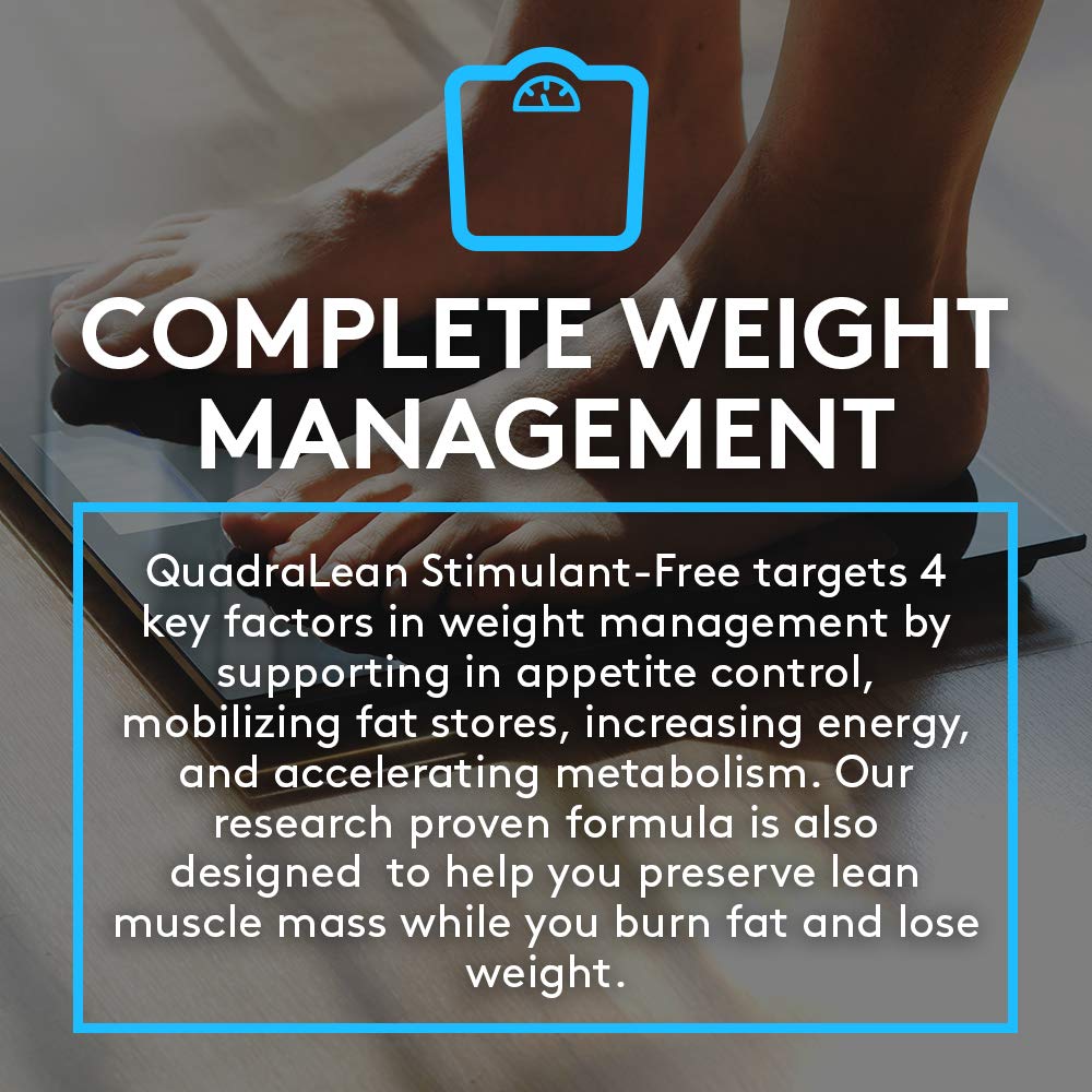 RSP Nutrition QuadraLean - Stimulant Free Weight Management & Metabolism Booster