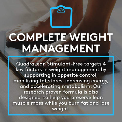 RSP Nutrition QuadraLean - Stimulant Free Weight Management & Metabolism Booster