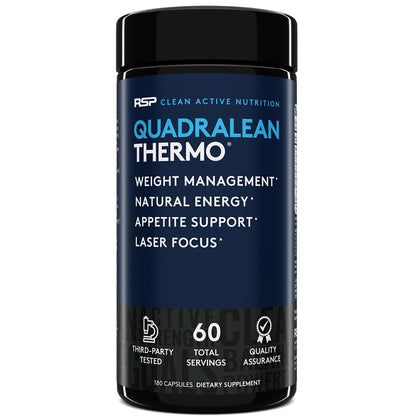 QuadraLean Thermogenic Fat Burner – Metabolism & Energy (60 Serv) by RSP