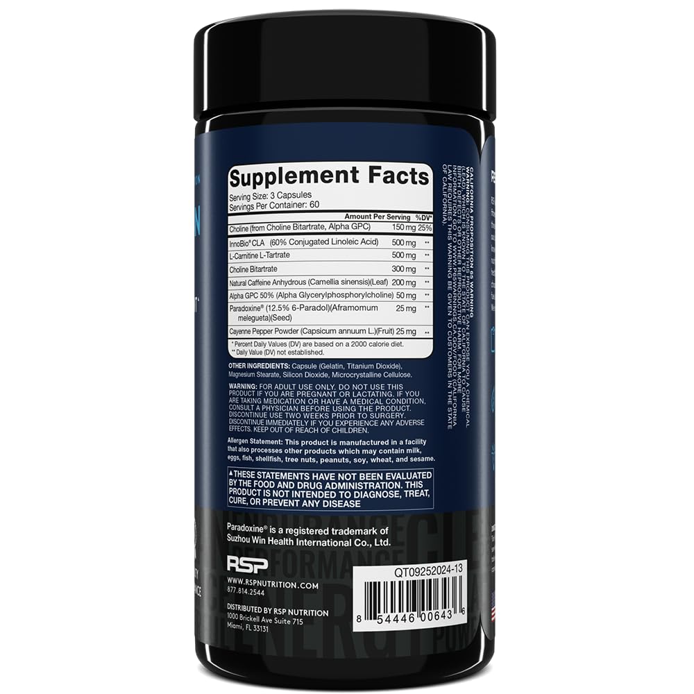 QuadraLean Thermogenic Fat Burner – Metabolism & Energy (60 Serv) by RSP