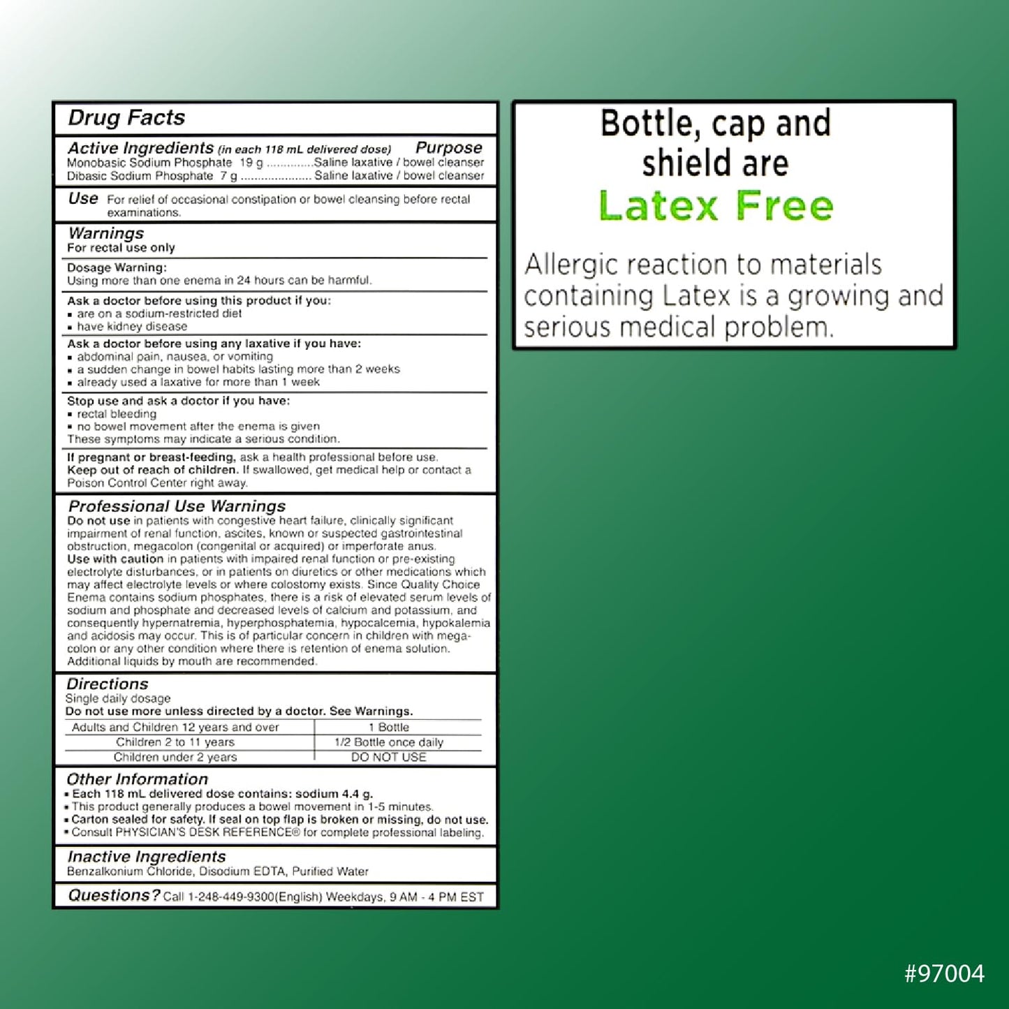 Quality Choice Enema Twin Pack — Ready-to-Use Rectal Solution