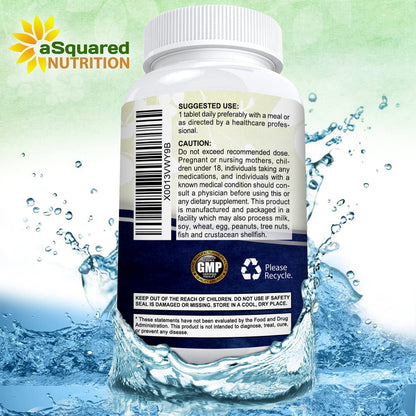 aSquared Nutrition Vitamin B12-5000 mcg (Methylcobalamin) – 120 Tablets | Max Strength Energy, Brain & Heart Support
